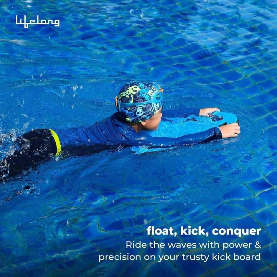 Lifelong Kids Kickboard Floater for Swimming Training | Blue