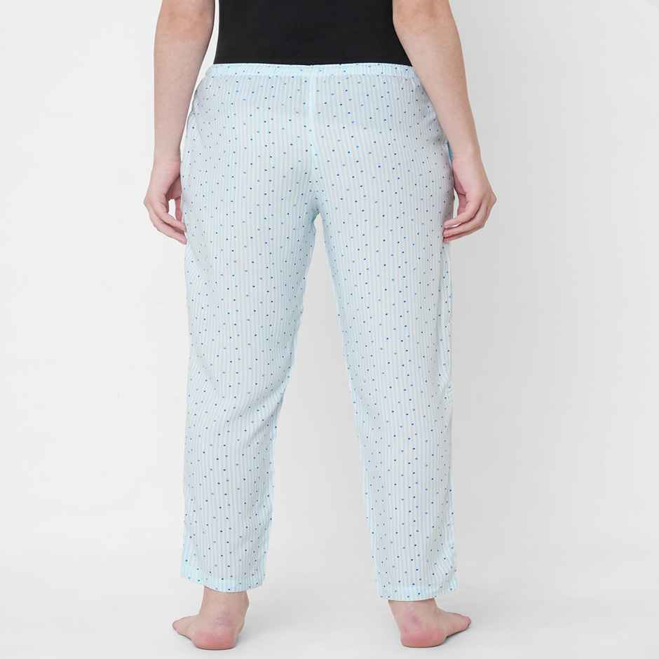 Urban Scottish Women s USWPJ510 Striped Lounge Pyjama Pants | Blue - M