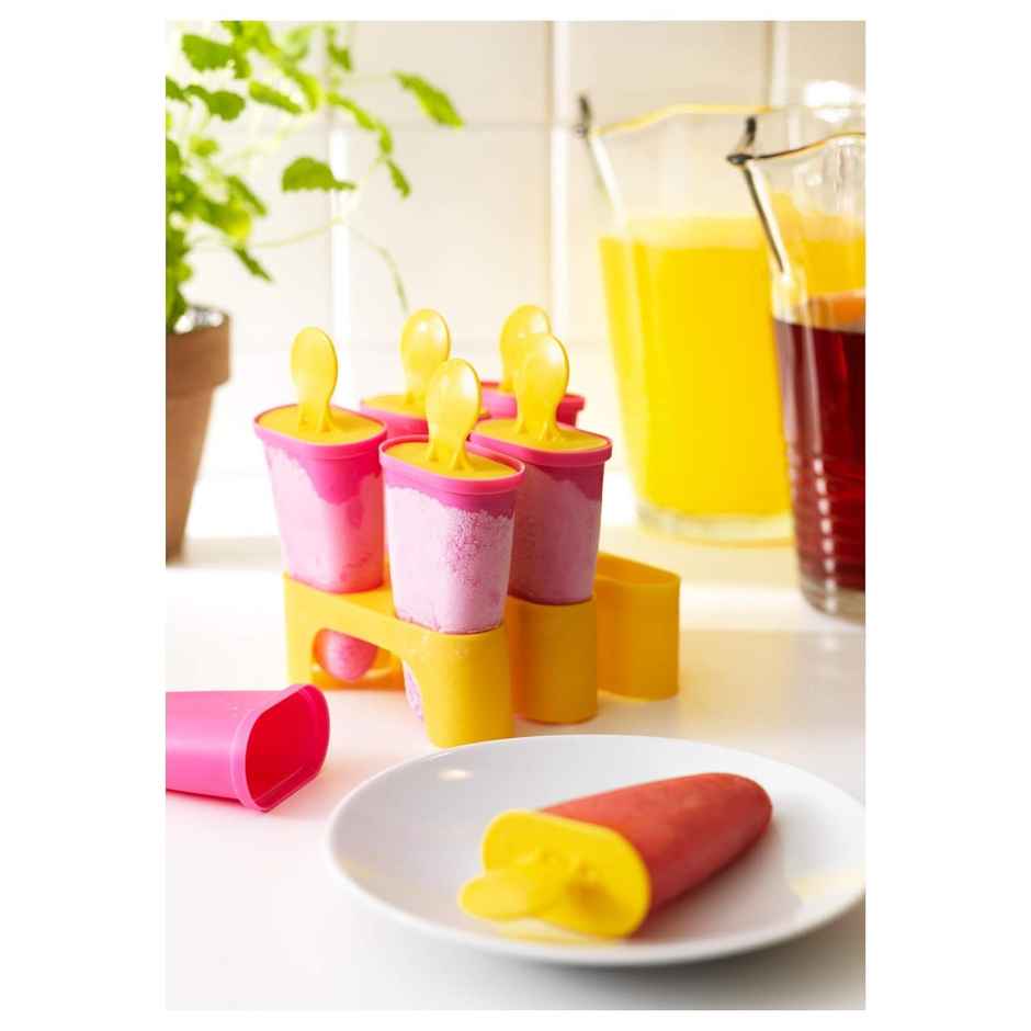 Perpetual Mart Ice Lolly & Kulfi Mould Multicolor