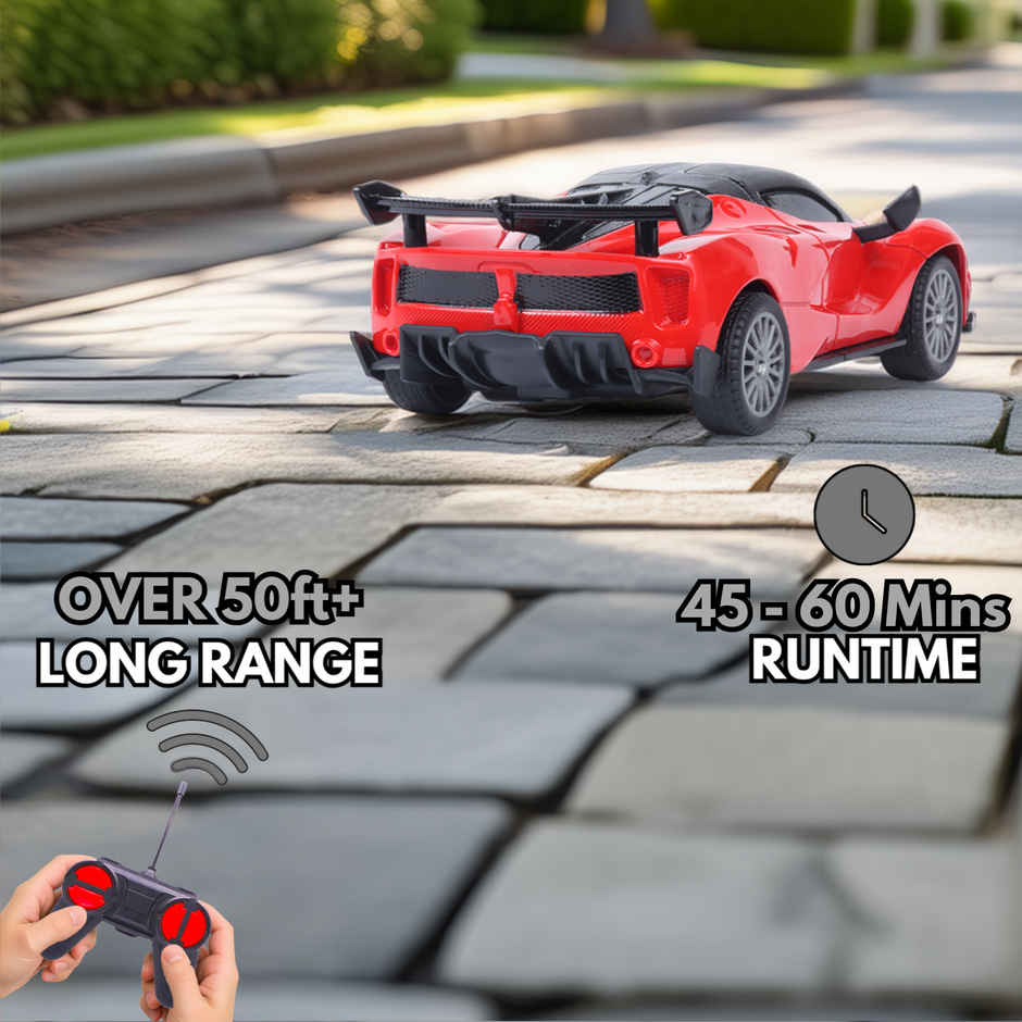 Race N Roll Hi Speed Rechargeable Remote Control Car 1:24 | Fer Red