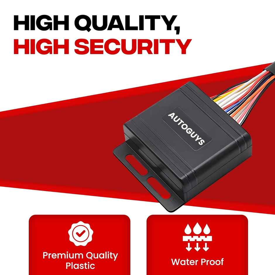 Autoguys Cl-7 Universal Anti-Theft Alarm System For All Bikes Scooters Self Start Security Lock