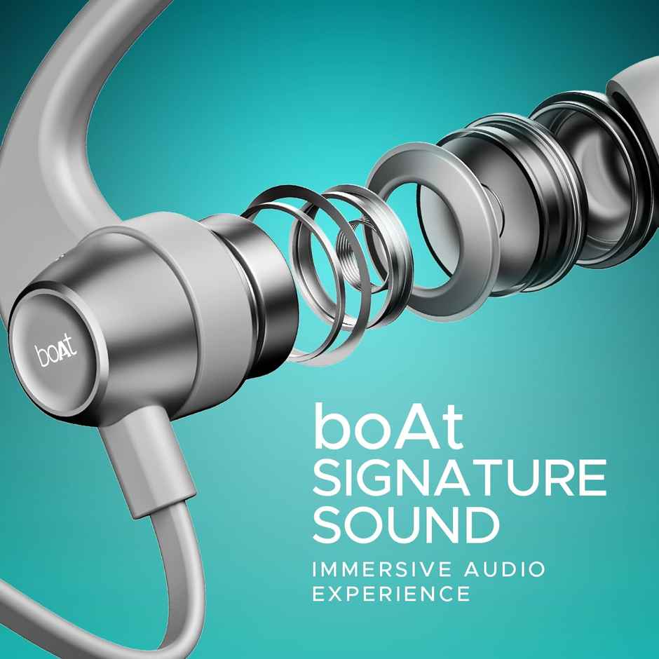 boAt Rockerz 255 Pro+ w/Upto 60 Hours Playback, ASAP Charge(10 Mins=20 Hours)(Cosmic Grey)