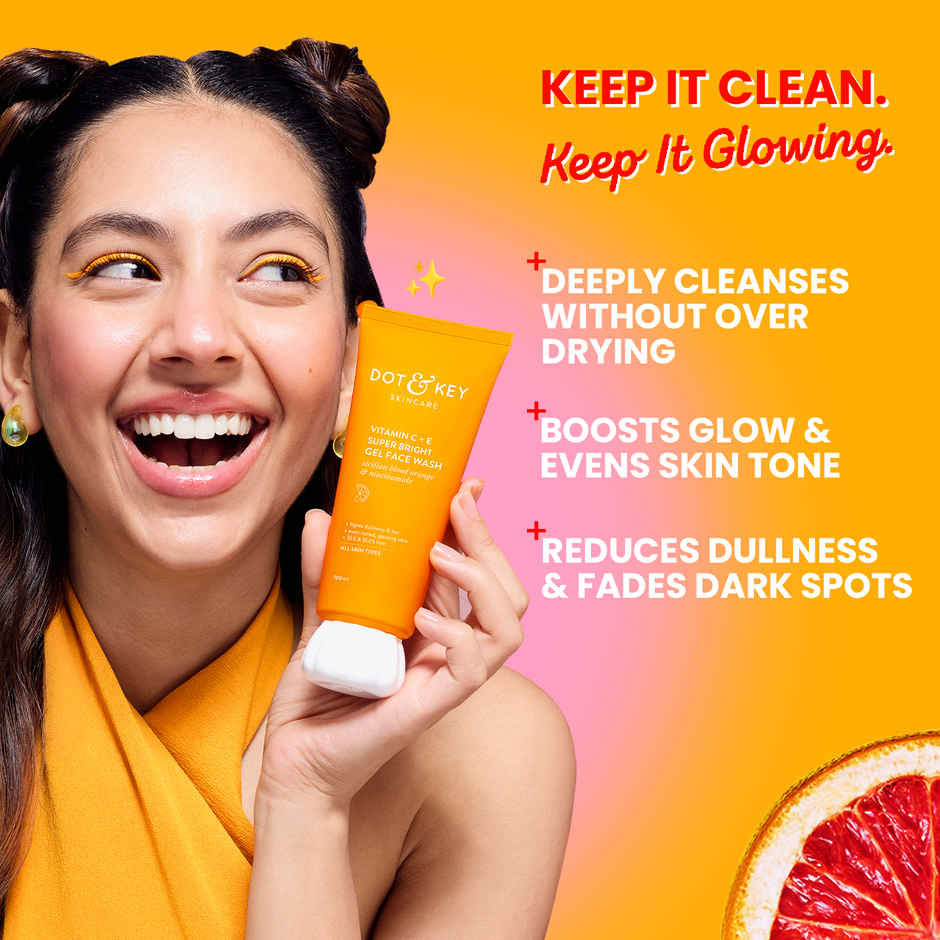 Dot & Key VITAMIN C + E Super Bright Gel Face Wash
