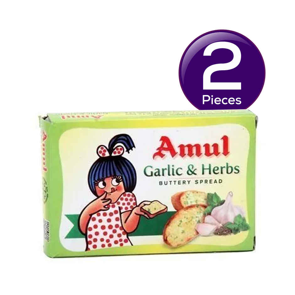 Amul Garlic & Herbs Buttery Spread Combo
