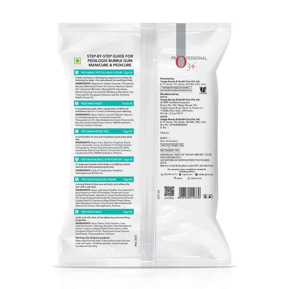 O3+ Pedilogix Hand Footceuticals Bubble Gum Kit | Small