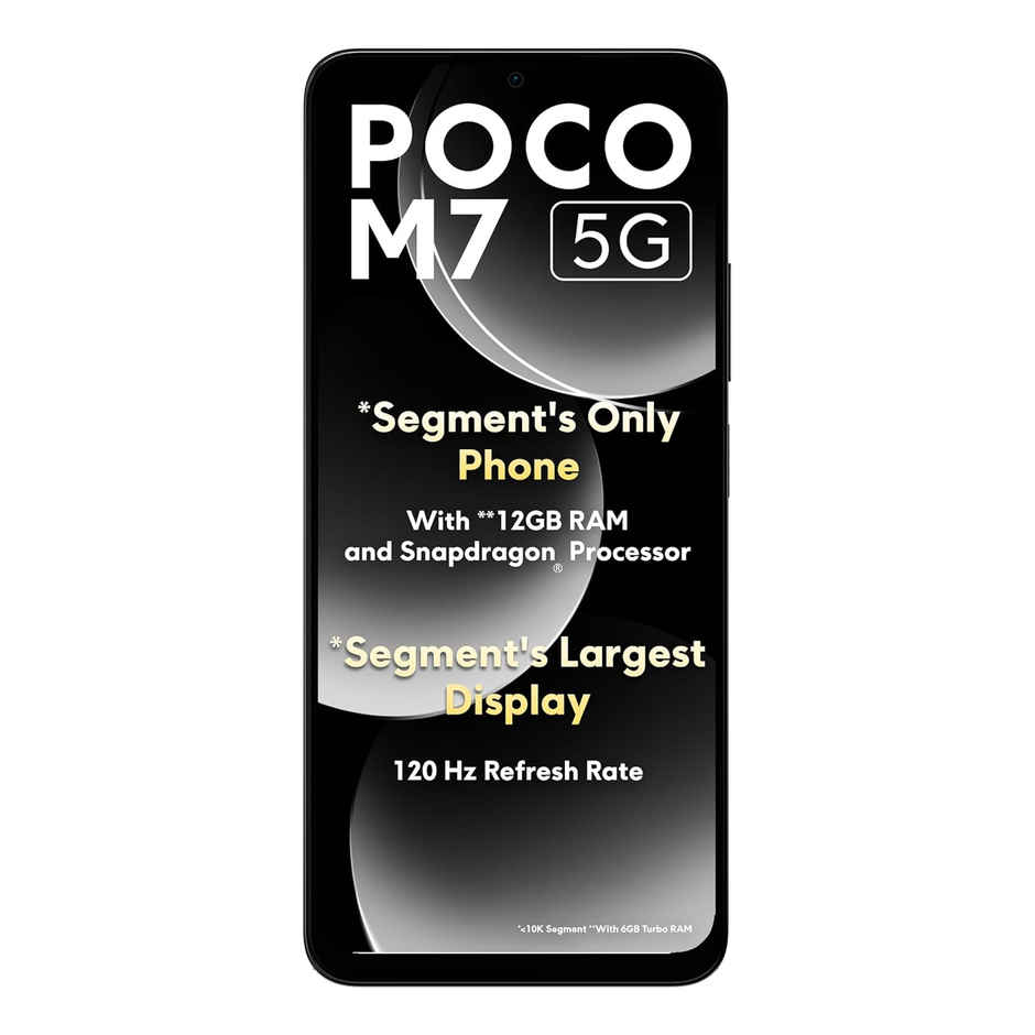 POCO M7 5G | Satin Black | 6GB, 128GB
