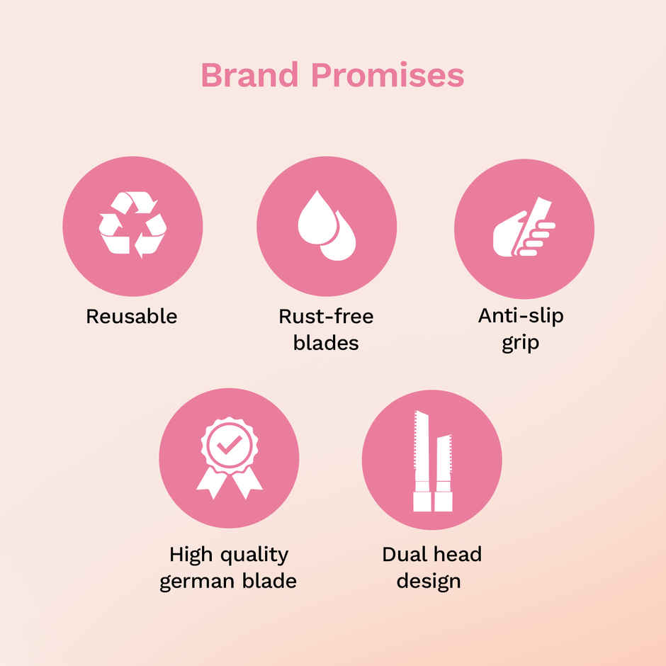 FURR By Pee Safe Dual Head Face Razor