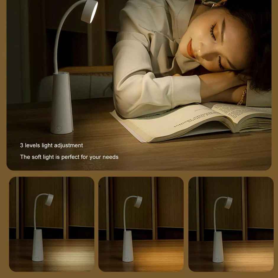 Hashwow Led Foldable Study Lamp With 3 Modes - Portable Reading Light For Students