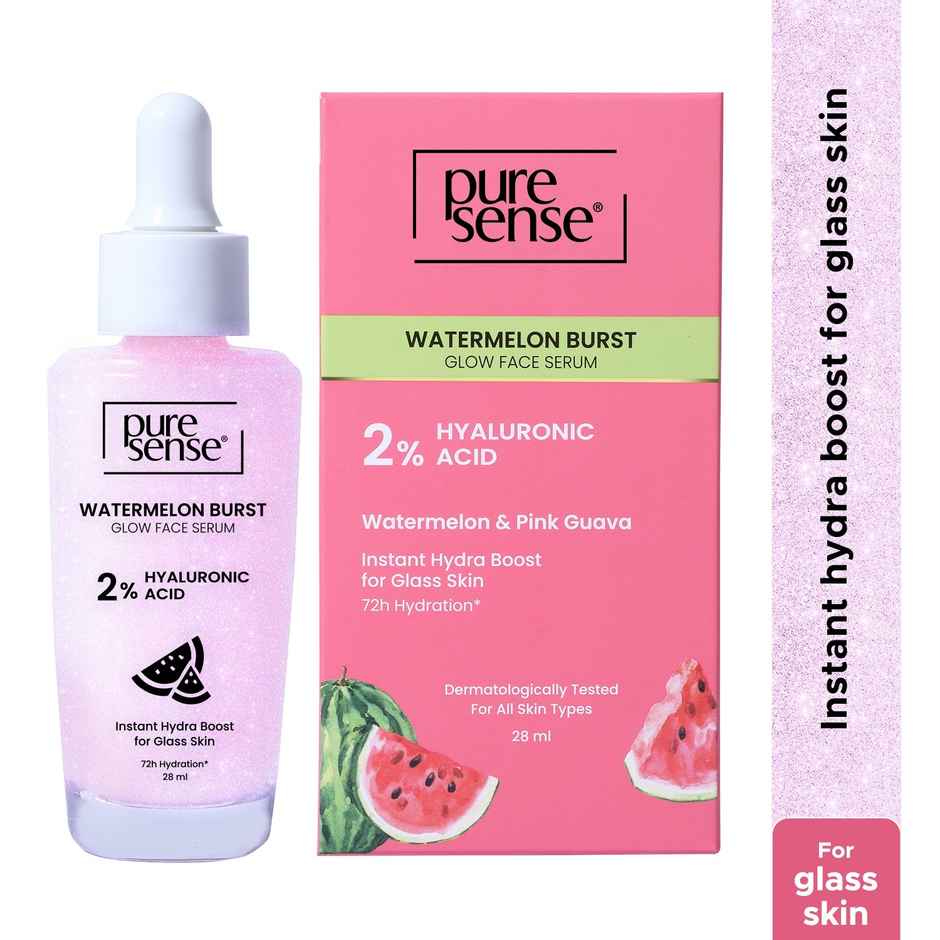 Puresense Watermelon Burst Glow With 10% Hyaluronic Acid Face Serum