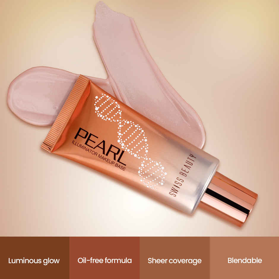 Swiss Beauty Pearl Illuminator Makeup Base - 01 Golden Pink