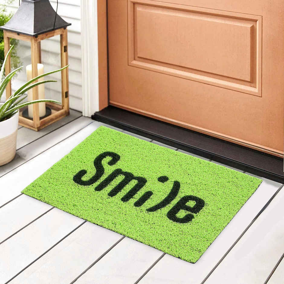 Status Green PVC Mat 38 Cm x 58 Cm - Smile | Assorted
