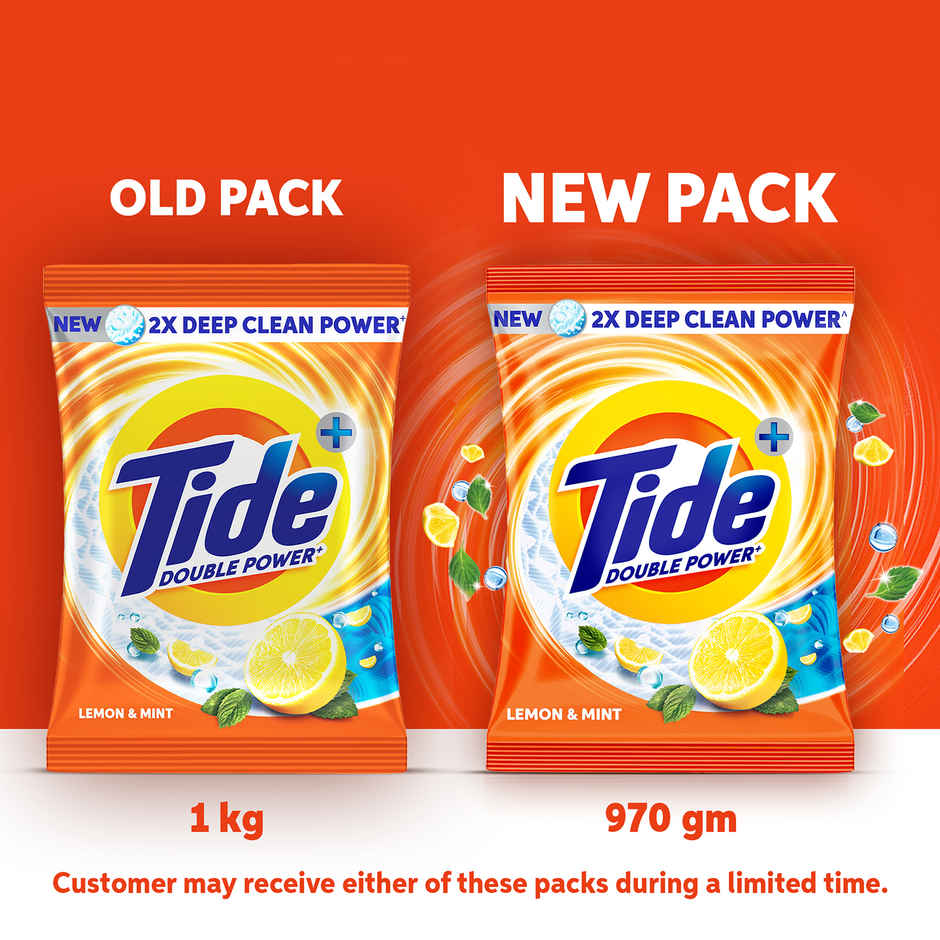 Tide Plus Lemon & Mint Detergent Powder