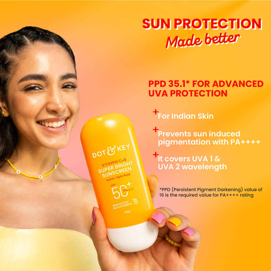 Dot & Key Vitamin C + E Super Bright Sunscreen SPF 50