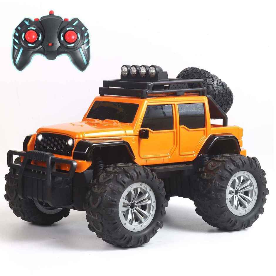 Race N Roll Off Roader Rechargeable Remote Control Monster Truck - Jee Orange
