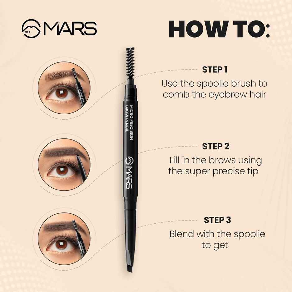 MARS Cosmetics Eyebrow Pencil | Black