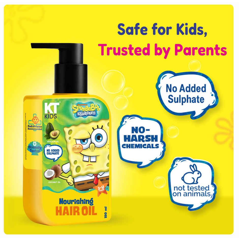 KT Kids Nourishing Hair Oil Coconut and Avacado Oil 1 Pack