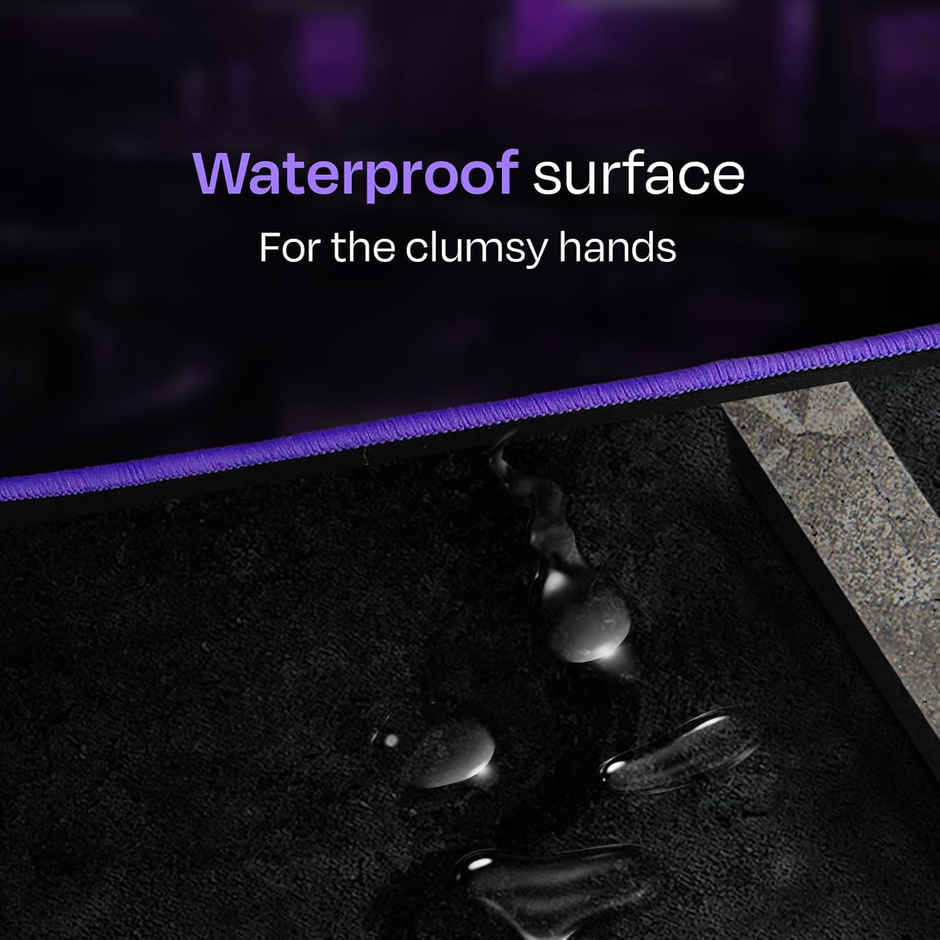 Kreo Igneous Mouse Pad With Waterproof Top Material & Anti Skid Bottom,3Mm Anti-Fray Stitched Edges