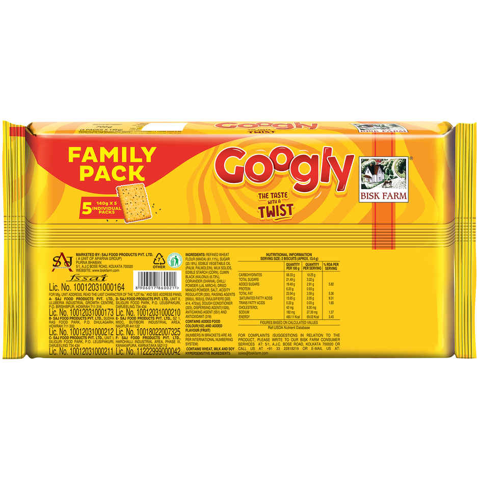 Biskfarm Googly Biscuits
