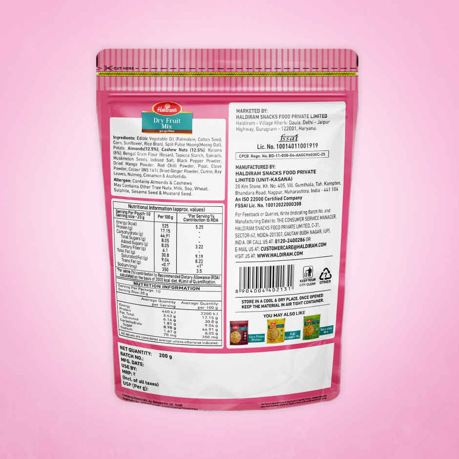 Haldiram's Dry Fruit Mix