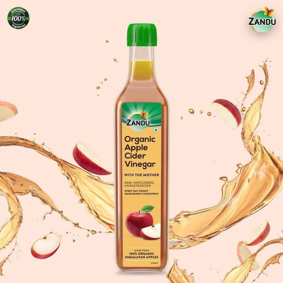 Zandu Organic Apple Cider With Mother Of Vinegar
