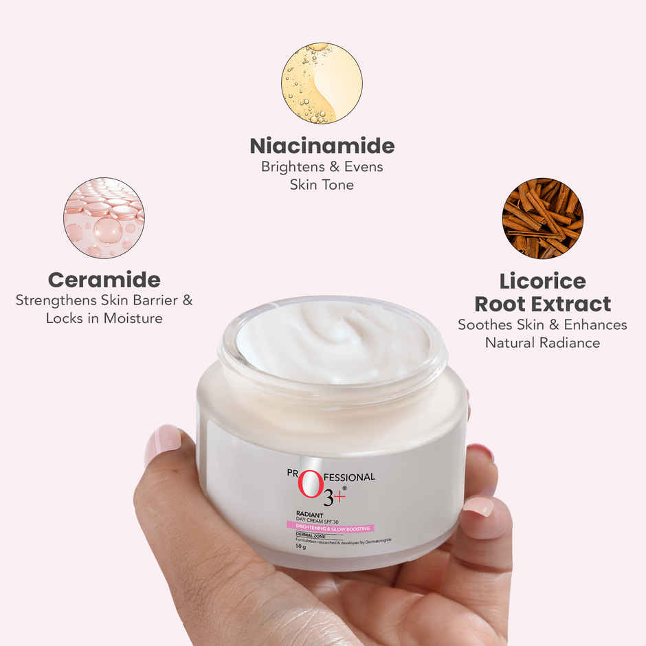 O3+ Radiant Day Cream SPF-30 Brightening & Radiant