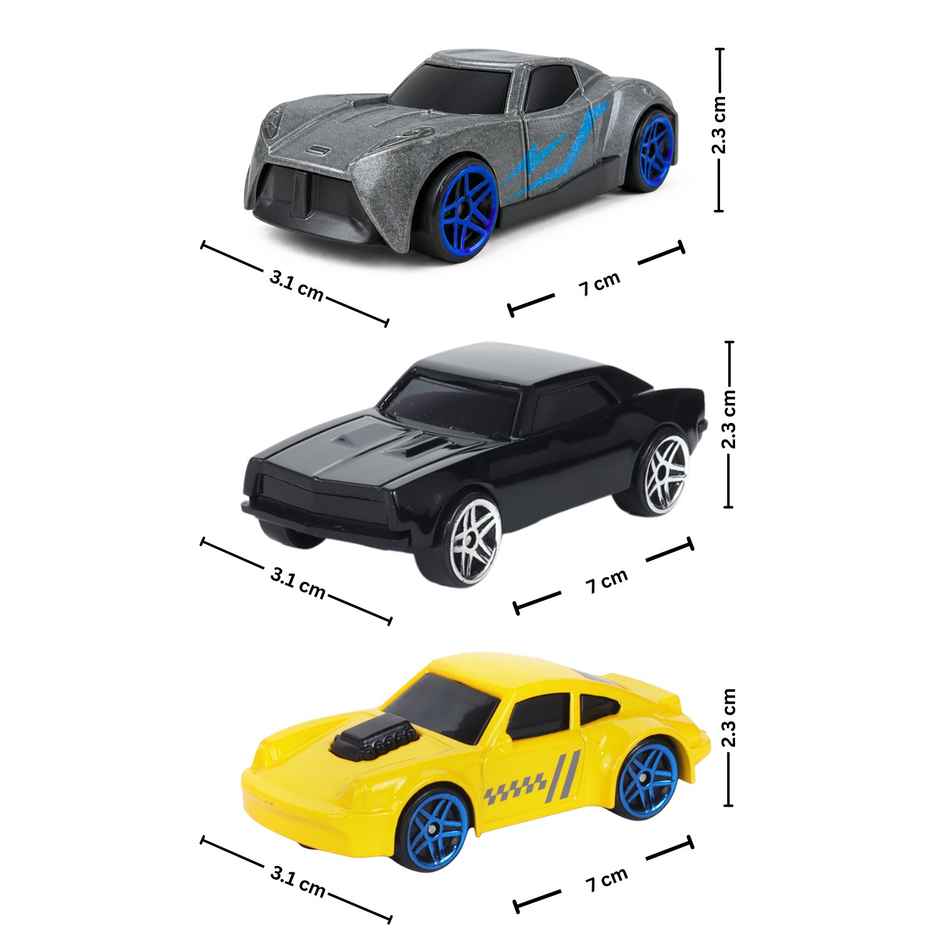 Race N Roll 1:64 Metal Die Cast Car | Pack of 3