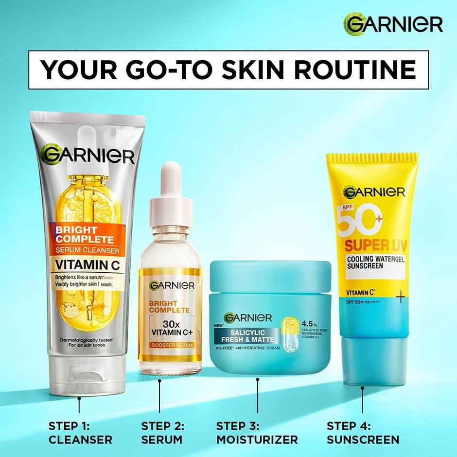 Garnier Fresh & Matte Salicylic Acid Sorbet Moisturizer, 4.5% Salicylic Acid+Niacinamide+Vit C