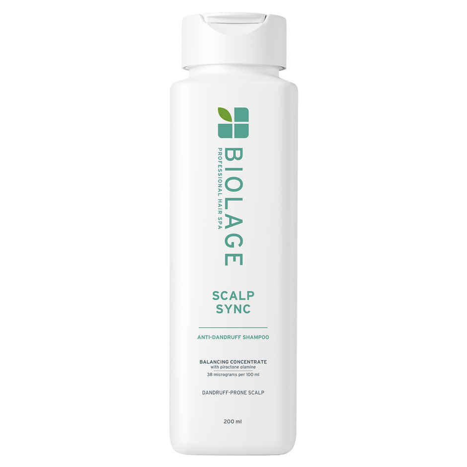 Biolage Scalp Sync Anti-Dandruff Shampoo with Piroctone Olamine, Balances scalp upto 72 Hrs
