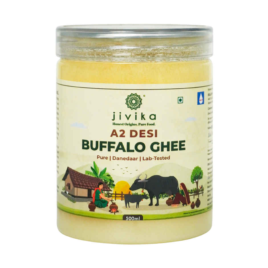Jivika A2 Desi Buffalo Ghee | Traditionally Churned Bilona Method