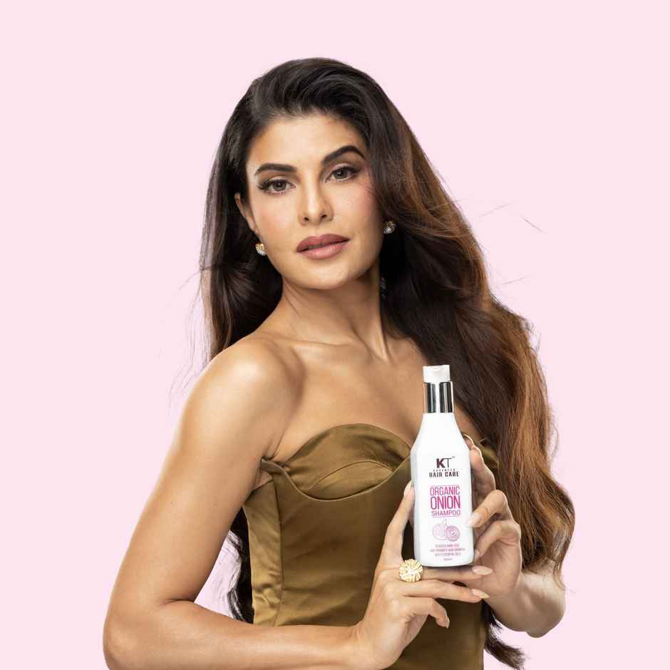 KT Professional Organic Onion Shampoo | Hair Fall Control with Essential Oils & Aloe Vera