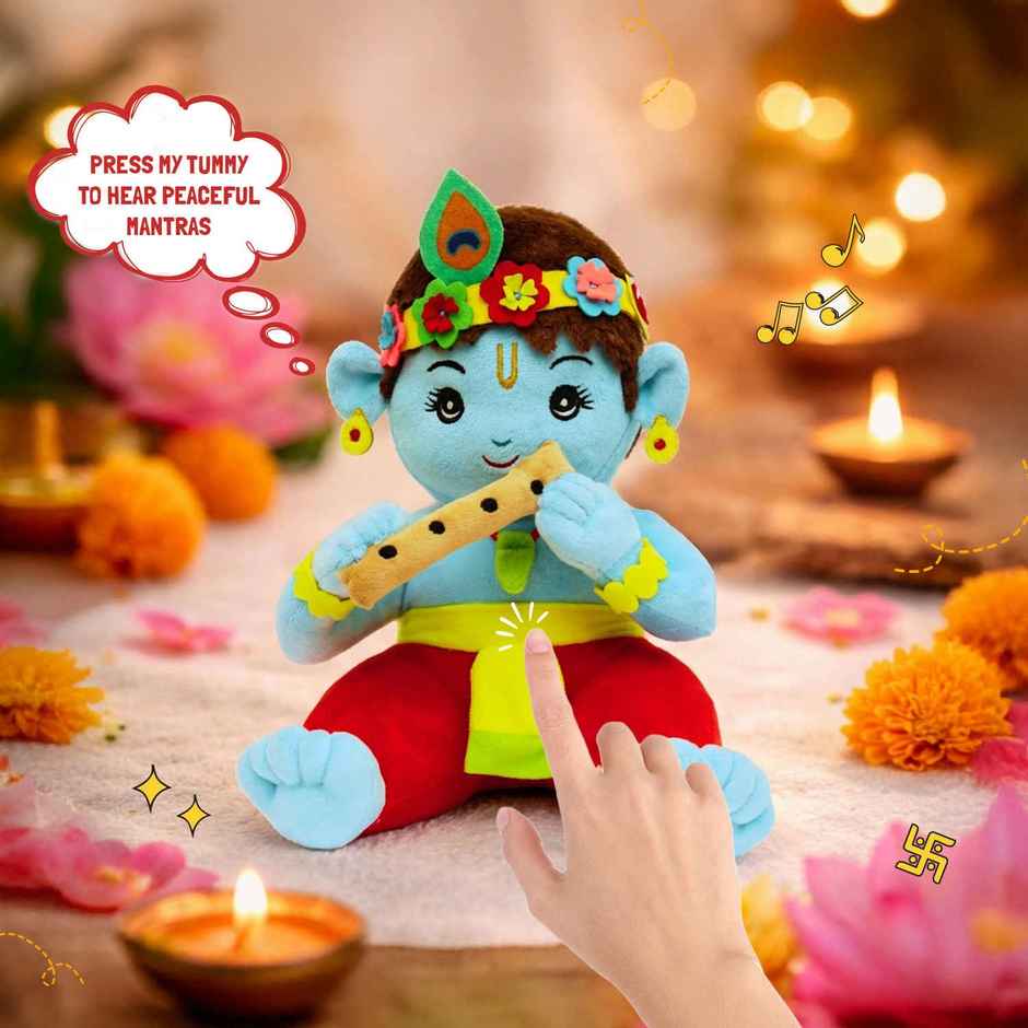 Panda's Box Mantra Chanting Baby Krishna | Medium - 28 cm