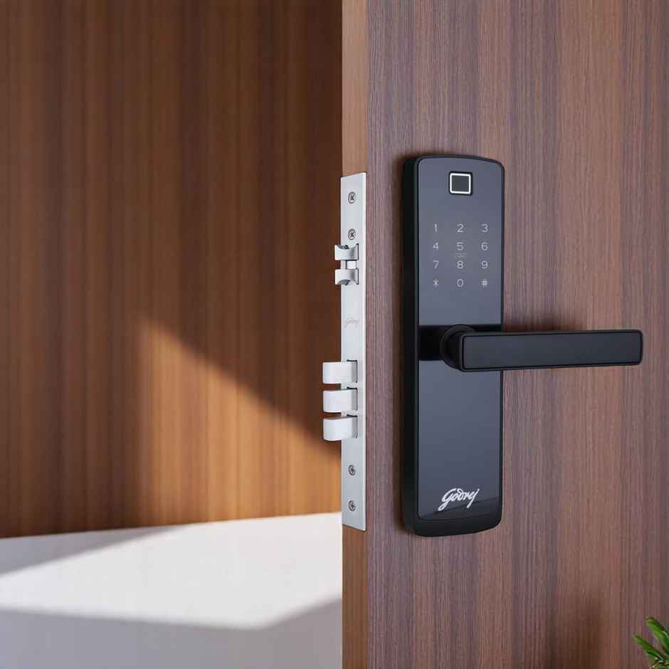 Godrej Smart Lock Catus Touch Plus | 4-in-1 Access | Fingerprint, RFID, Pin, Mechanical Key