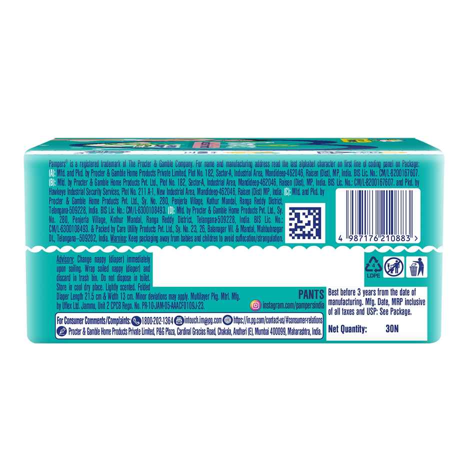 Pampers All Round Protection Pant Style Diaper | XL | 30 pcs