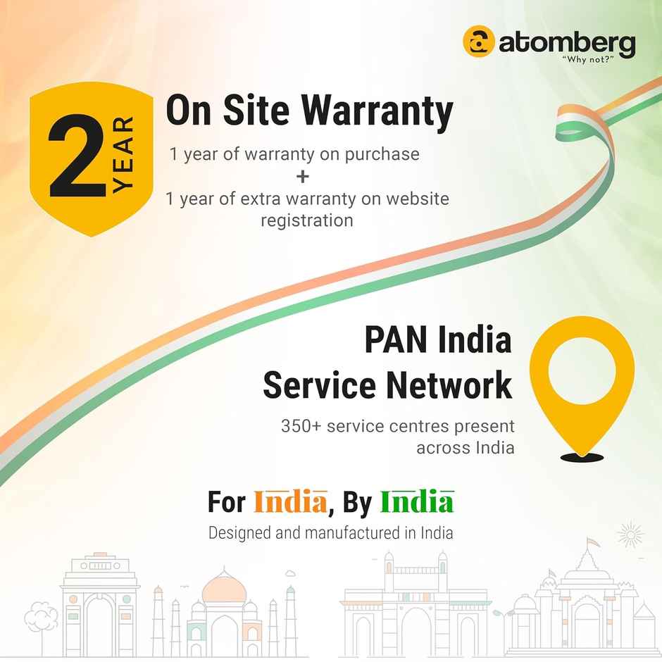 Atomberg Studio Smart+ BLDC Ceiling Fan,1200mm,IoT & Remote Control,BEE 5 star Rated,Earth Brown