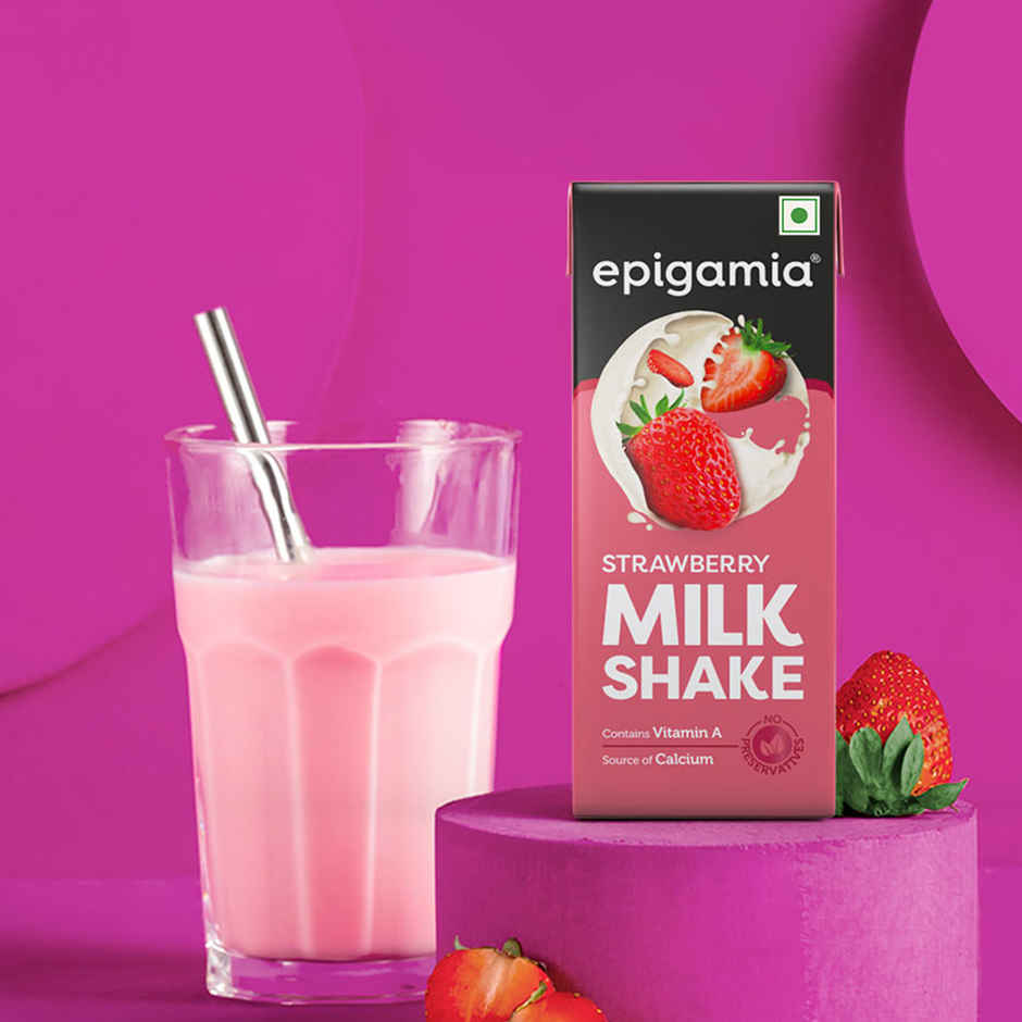 Epigamia Strawberry Milkshake