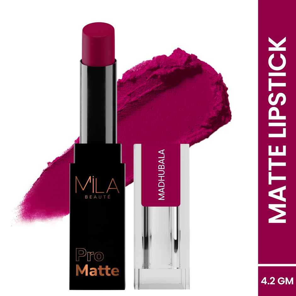 Mila Beaute Pro Mattes Lipstick Luxurious Creamy Matte Texture | 12 Madhubala