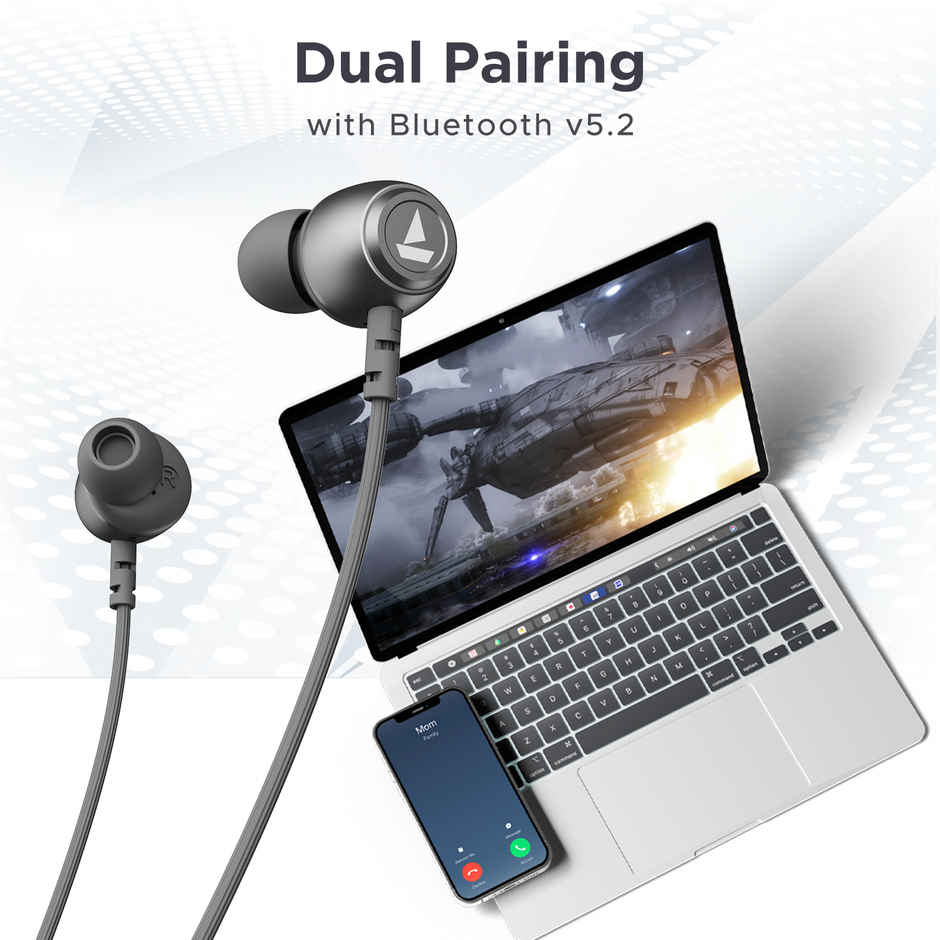 boAt Rockerz Neckband 103V2 Pro - Ash Grey