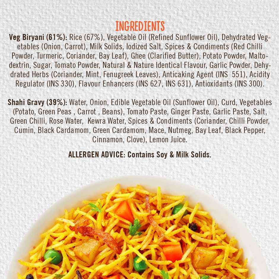 MOM Biryani With Shahi Gravy | Authentic Ready Meal