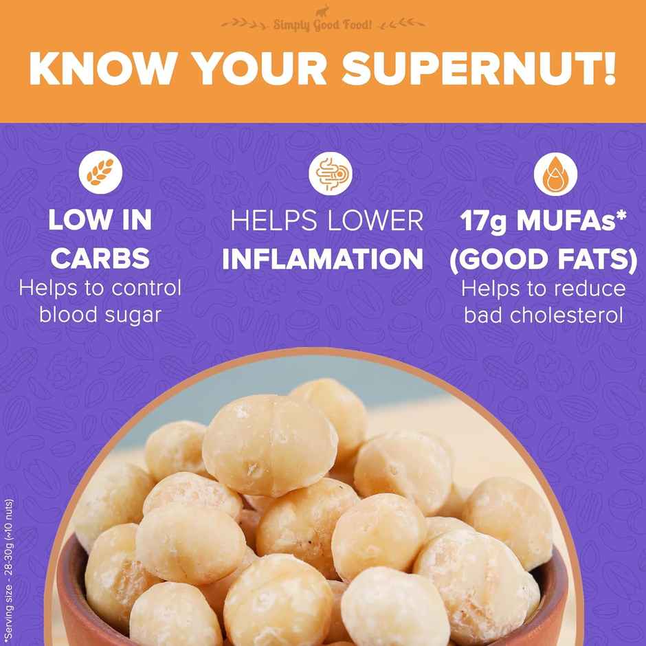 Urban Platter Bold And Exotic Macadamia Nuts,Grade A, Crunchy, Perfect For Guilt-Free Snacking