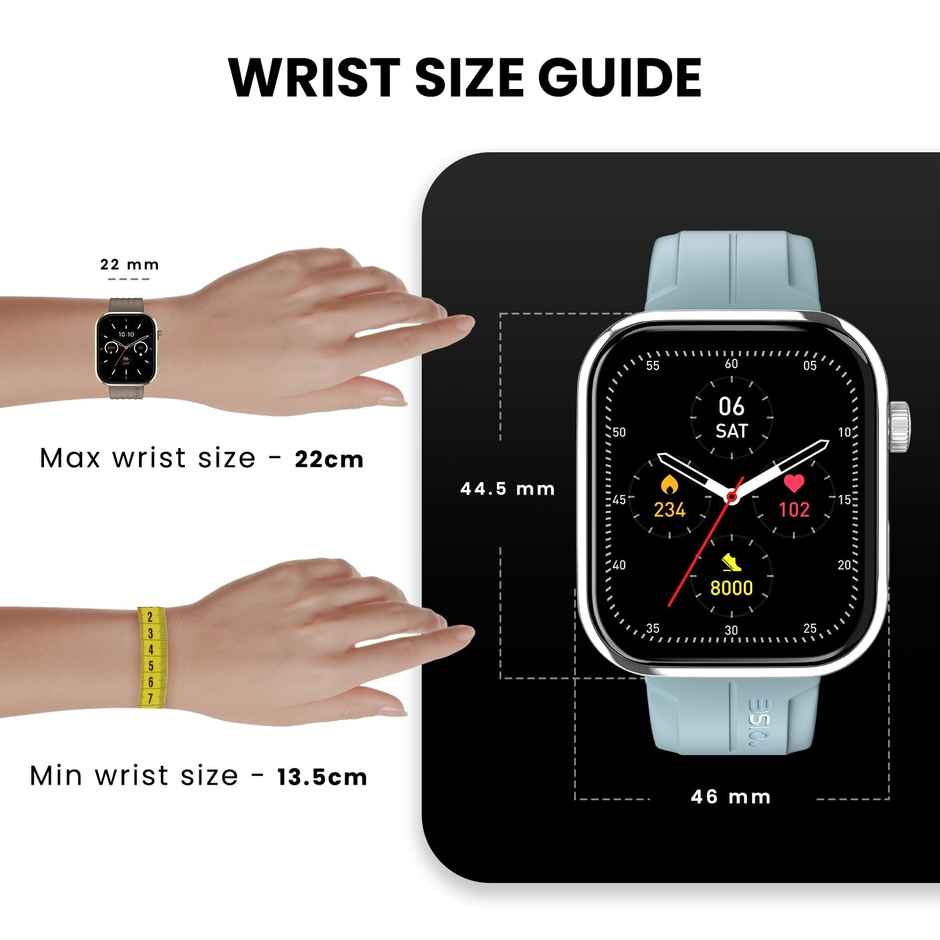 Noise ColorFit Pro 5 Max Smartwatch - Space Blue