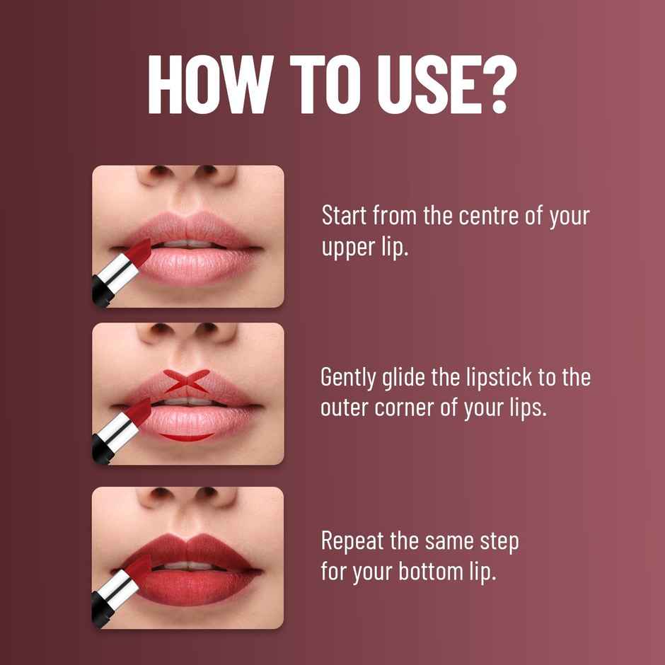 Swiss Beauty Pure Matte Lipstick | 229 Murphy Brown