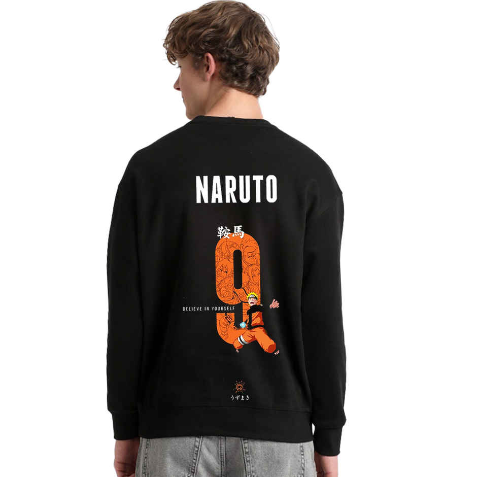Billyball Men's Naruto 9 Sweatshirt | Black - 2XL