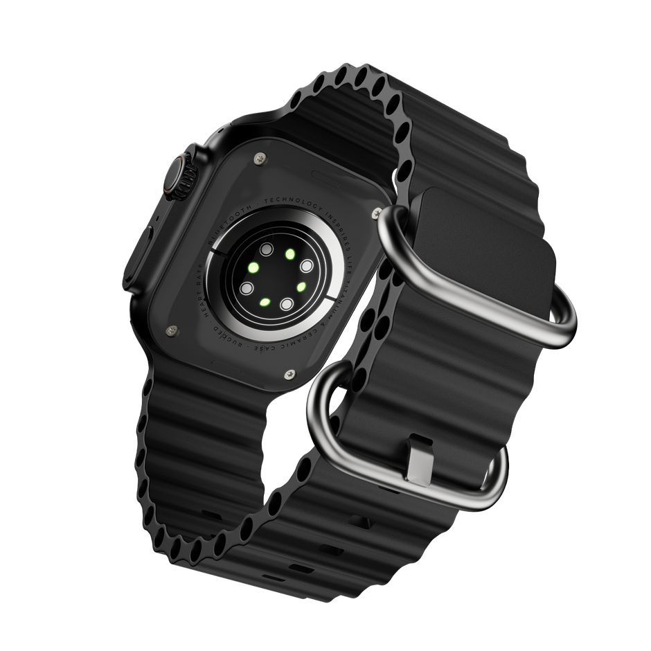 Fire-Boltt DAPPER | 2.1" AMOLED Display | BT Calling - Black