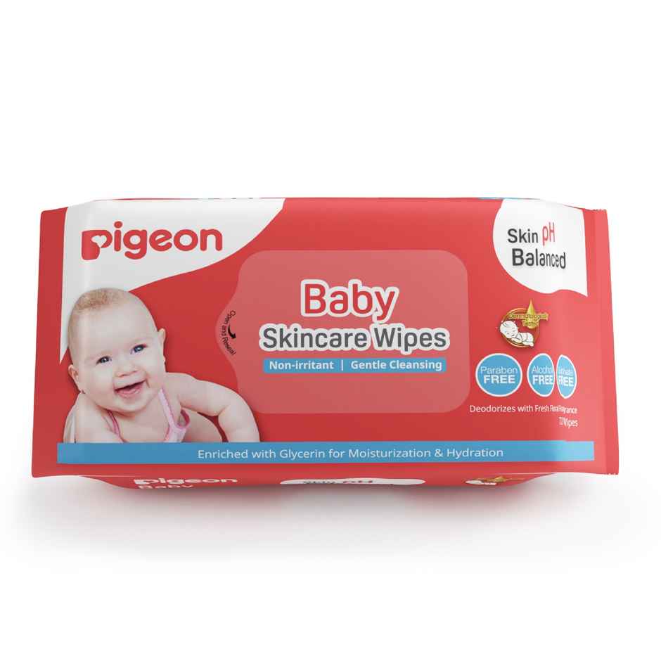Pigeon Baby Skincare Wipes Sheetslilial Free | 72 Pulls Per Pack