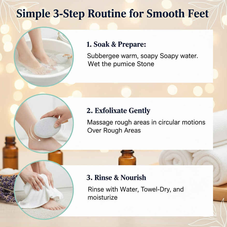 Midazzle Oval Shaped Pumice Stone - Medium |MIPS5104