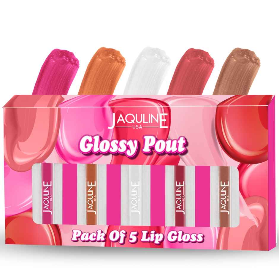 Jaquline USA Glossy Pout - Pack of 5