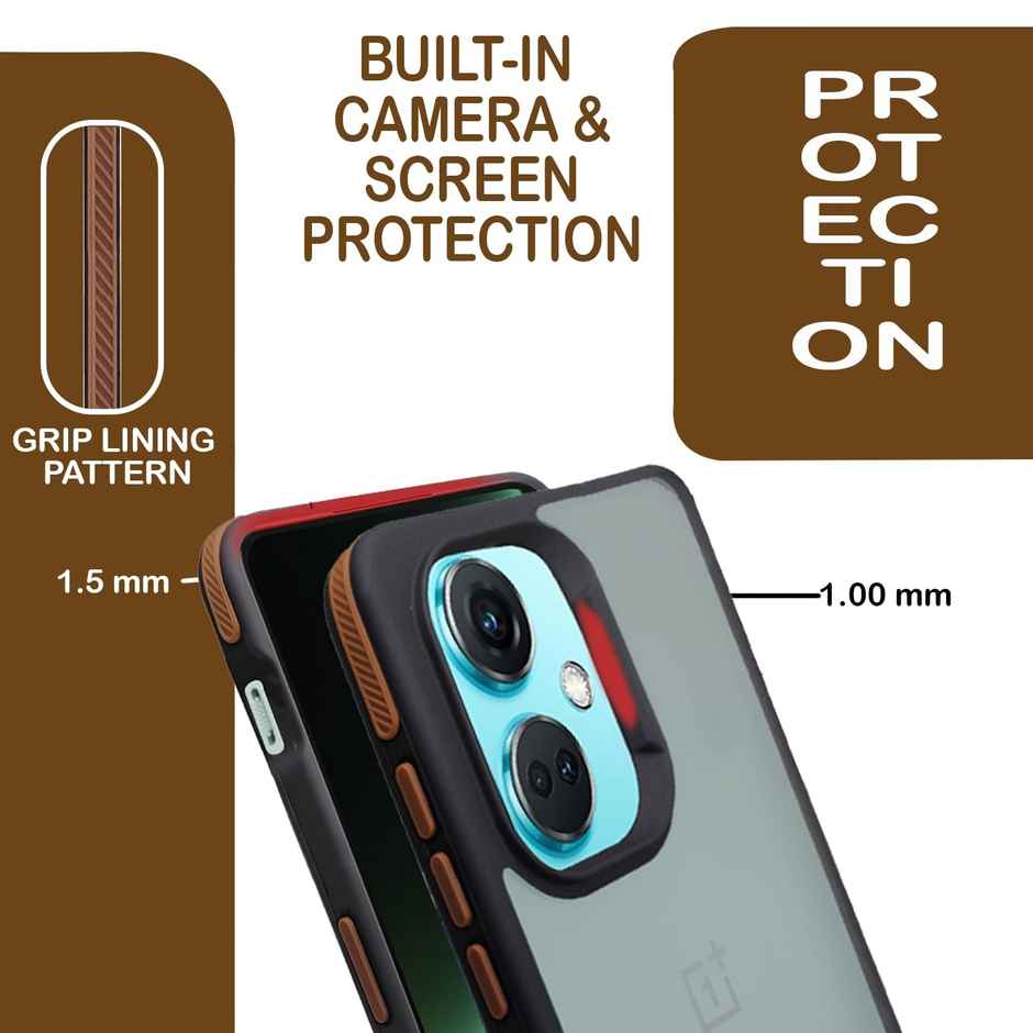 Artistque Case for Oneplus Nord Ce 3 5g Back Cover - Frosted Series