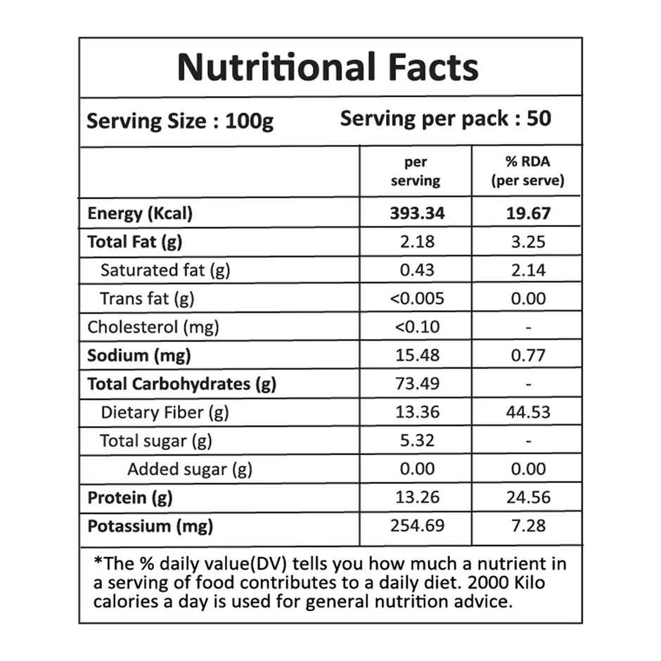 Organic Tattva Multigrain Flour | Gluten Free | 25% Multigrain, 75% Whole Wheat