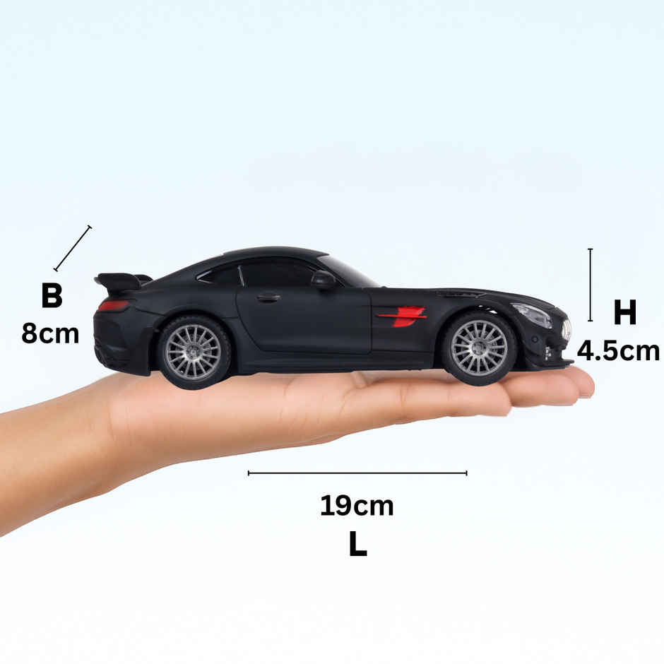 Race N Roll Hi Speed Rechargeable Remote Control Car 1:24 - Amg Black Mat
