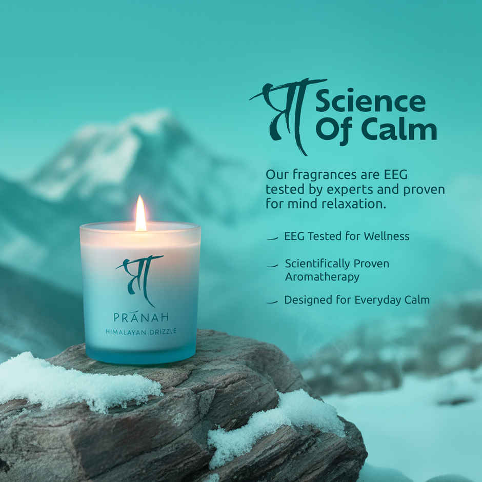 Pranah Senses | Himalayan Drizzle | Scented Candle